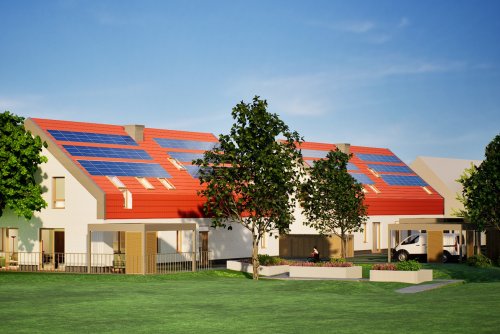 Rodzinne domy dziecka na Babich Dołach (wizualizacja Costa Project)