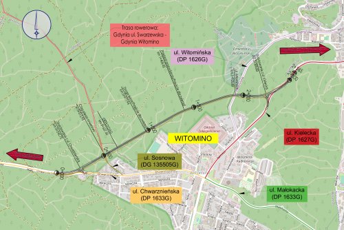 Obwodnica Witomina, mat. prasowe Wydziału Inwestycji Urzędu Miasta Gdyni
