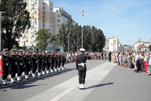 Uroczystości pod Pomnikiem Polski Morskiej (fot. Mirosław Pieślak)