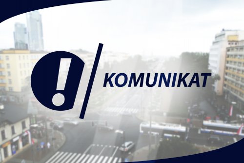 Grafika dotycząca komunikatu Urzędu Miasta Gdyni