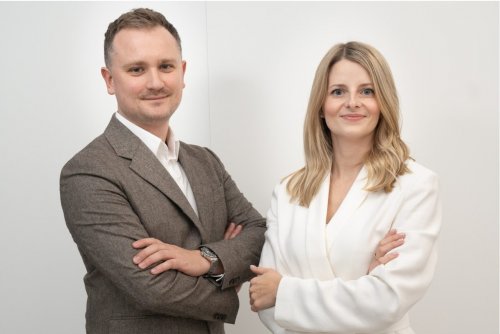 Marcin i Natalia Wesołowscy, którzy prowadzą rodzinną firmę „Sono Venae” (fot. materiały Gdyńskiego Centrum Wspierania Przedsiębiorczości)