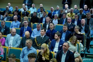 Uczestnicy gali honorującej dawc&oacute;w krwi z regionu 