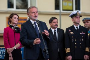 W obchodach Dnia Papieskiego uczestniczyli: prezydent Wojciech Szczurek i wiceprezydent Katarzyna Gruszecka-Spychała // fot. Dawid Linkowski