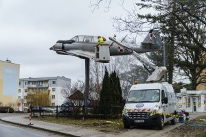 Remont samolotu na Babich Dołach, fot. Aleksander Trafas