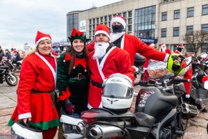 Mikołaje na Motocyklach w Gdyni, fot. Piotr Żagiell