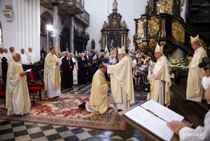 Uroczystość święcenia biskupiego księdza Piotra Przyborka.