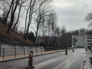 Budowa chodnika wzdłuż ulicy Arciszewskich // fot. Laboratorium Innowacji Społecznych