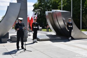 Obchody Dnia Weterana Działań poza Granicami Państwa oraz Międzynarodowego Dnia Uczestników Misji Pokojowych ONZ w Gdyni // fot. Magdalena Czernek