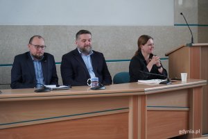 Na zdjęciu od lewej: Mariusz Bzdęga, Tadeusz Szemiot i Aleksandra Kosiorek (fot. Karolina Szypelt)