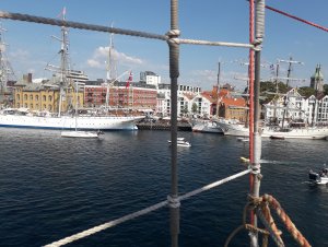 Pogoria na The Tall Ships Races 2018 w norweskim Stavanger