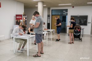 Gdynianie licznie oddawali głosy w wyborach prezydenckich // fot. Karol Stańczak