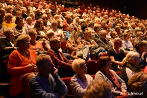 Biesiada literacka z prof. Normanem Daviesem odbyła się 19 października w Teatrze Muzycznym w Gdyni // fot. Magdalena Czernek