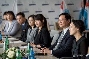 Na zdj. delegacja Kaohsiung z wiceprezydentem Lo Ta-Sheng