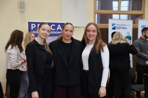 Studentki, przedstawicielki Samorządu Studentów AMW