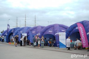 Strefa zdrowia podczas Gdynia Sailing Days (fot. Magdalena Starnawska)