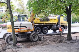 Modernizacja chodnika na ul. Władysława IV // fot. M. Kowalski