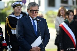  Dzień Polskiego Państwa Podziemnego – uroczystości z okazji 86. rocznicy jego utworzenia pod Pomnikiem Armii Krajowej w Gdyni (fot. Michał Puszczewicz)