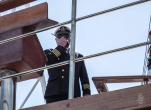 „Dar Młodzieży” już w Tallinie // fot. facebook.com/RejsNiepodleglosci
