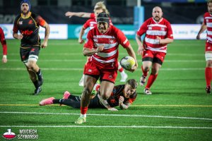 Historyczny sukces Polski na Narodowym Stadionie Rugby // fot. W. Szymański/https://pzrugby.pl