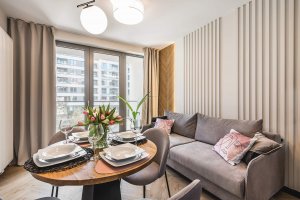 Salon w Apartamencie Moje Miasto
