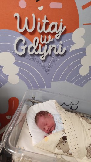 Mikołaj Michał – mały gdynianin, który urodził się 10 lutego 2022 roku // fot. Szpitale Pomorskie