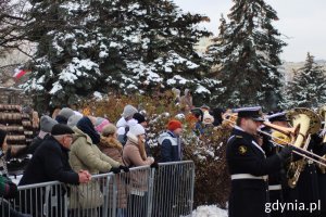 Uroczysta przysięga przy nabrzeżu Pomorskim