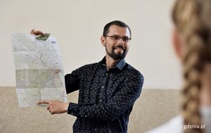 Grupa młodzieży z Białorusi w Urzędzie Miasta Gdyni, fot. Kamil Złoch