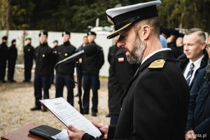 Ceremonia wmurowania kamienia węgielnego pod Akademickie Centrum Technologii Podwodnych na gdyńskim Oksywiu, fot. Kamil Złoch
