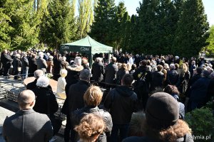 Uroczystości pogrzebowe Leszka Kopcia na Cmentarzu Łostowickim w Gdańsku (fot. Michał Puszczewicz)