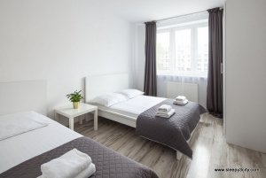 Sypialnia w obiekcie noclegowym Sleepy3city - 10 Lutego 23/8