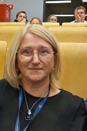 Justyna Raulin podczas 67. Zjazdu Polskiego Towarzystwa Chemicznego we Wrocławiu (fot. mat. prywatne)