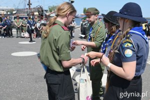 Harcerze odebrali nagrody za udział w Rajdzie Rodło (fot. Magdalena Starnawska)