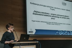 Wystąpienie Emilii Grandy podczas konferencji