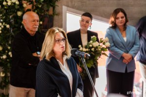 Odsłonięcie tablicy upamiętniającej Leszka Kopcia w Gdyńskim Centrum Filmowym (fot. Karol Stańczak)