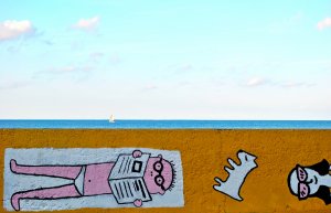 ural i żaglówka Gdynia, lipiec 2013 Nikon D3000 II Miejsce w konkursie Gdynia - Moje Miasto grudzień 2015 Wyróżnienie w konkursie Legenda Morska Gdyni 2017, także galeria loves_poland, fot. Dariusz Sobiecki 