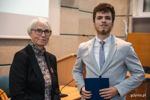 Stanisław Jando i Przewodnicząca Rady Miasta Gdyni Joanna Zielińska / fot. Mateusz Dietrich 