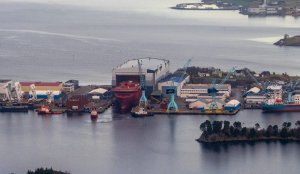 Częściowo wyposażona jednostka trafiła już z gdyńskiej stoczni Crist do Norwegii, fot. mat. prasowe Ulstein / www.ulstein.com