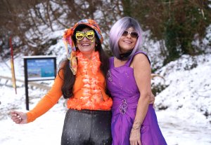 Kąpiel noworoczna gdyńskich mors&oacute;w (fot. Aneta Marczak)