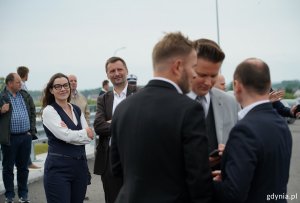  Posłanka Wioleta Tomczak w towarzystwie innych gości