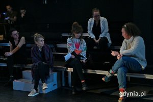 Artystki podczas konsultacji z doulą Zuzanną Kołacz-Kordzińską 