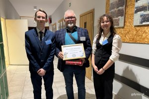 Gdyńskie Mistrzostwa Debat Oksfordzkich o Puchar Kopernika 2025 w XIV LO, na zdjęciu (fot. Katarzyna Balcerzak)