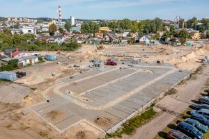 Prace rewitalizacyjne na osiedlu Meksyk // fot. Laboratorium Innowacji Społecznych 
