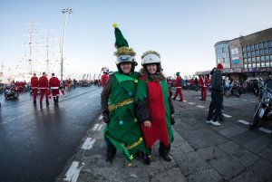 Mikołaje na motocyklach w Gdyni, fot. Karol Stańczak