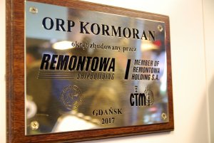 ORP Kormoran dzień przed podniesieniem bandery / fot. Dorota Nelke