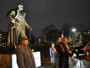 Uroczystość z okazji 150. rocznicy urodzin Piłsudskiego // fot. Magdalena Czernek