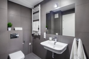 Łazienka w obiekcie typu studio Sleepy3city Batorego 9/64