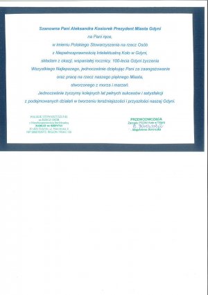  Kto złożył życzenia Gdyni?