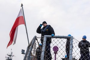 Pożegnanie ORP Gen. K. Pułaski // fot. Jan Ziarnicki