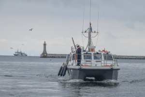 Motorówki hydrograficzne w akcji, fot. mł. chor. mar. Maciej Kotkiewicz