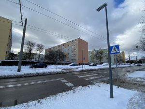 Nowe latarnie przy przejściu dla pieszych na ul. Chylońskiej - na wysokości nr 110 // fot. ZDiZ